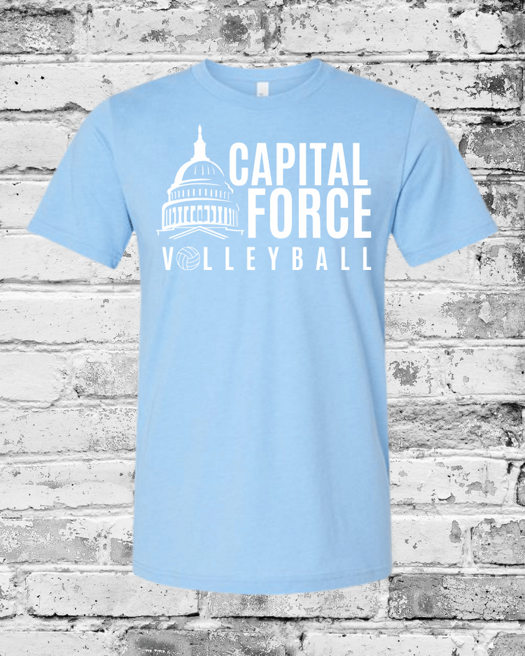 Adult Carolina Blue T-Shirt w/White Logo