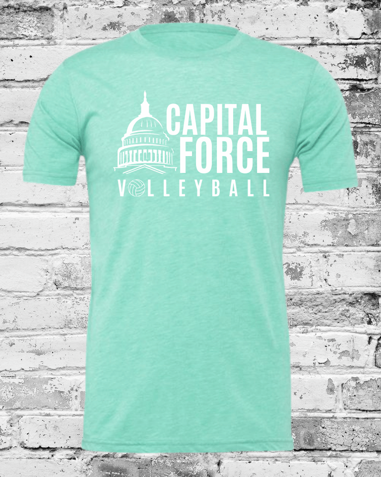 Adult Mint T-Shirt w/White Logo