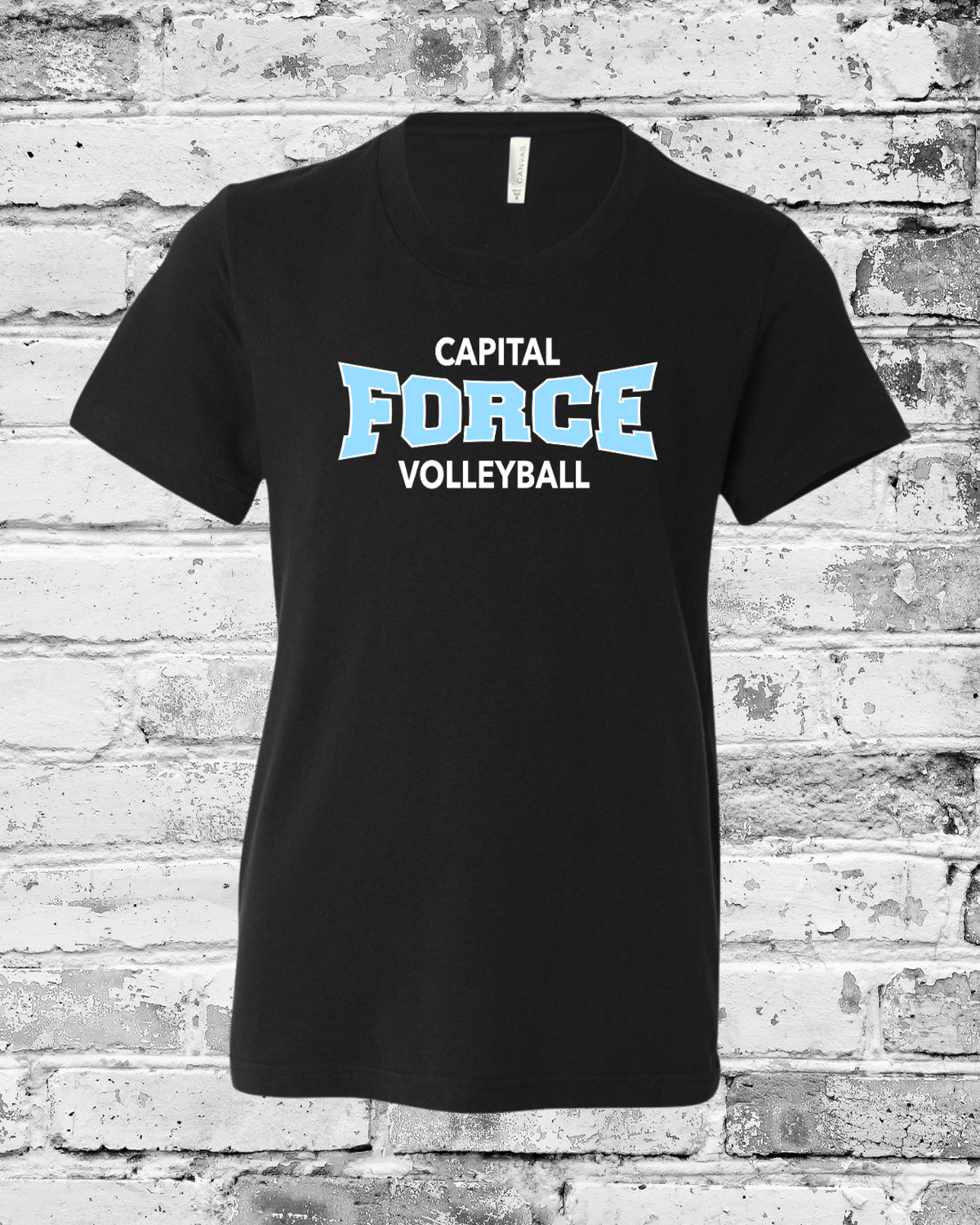 Youth Black T-Shirt w/Force