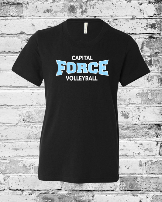 Youth Black T-Shirt w/Force