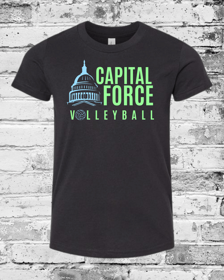 Youth Black T-Shirt w/Logo