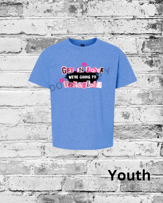 Youth Heather Royal T-Shirt w/Get in Loser