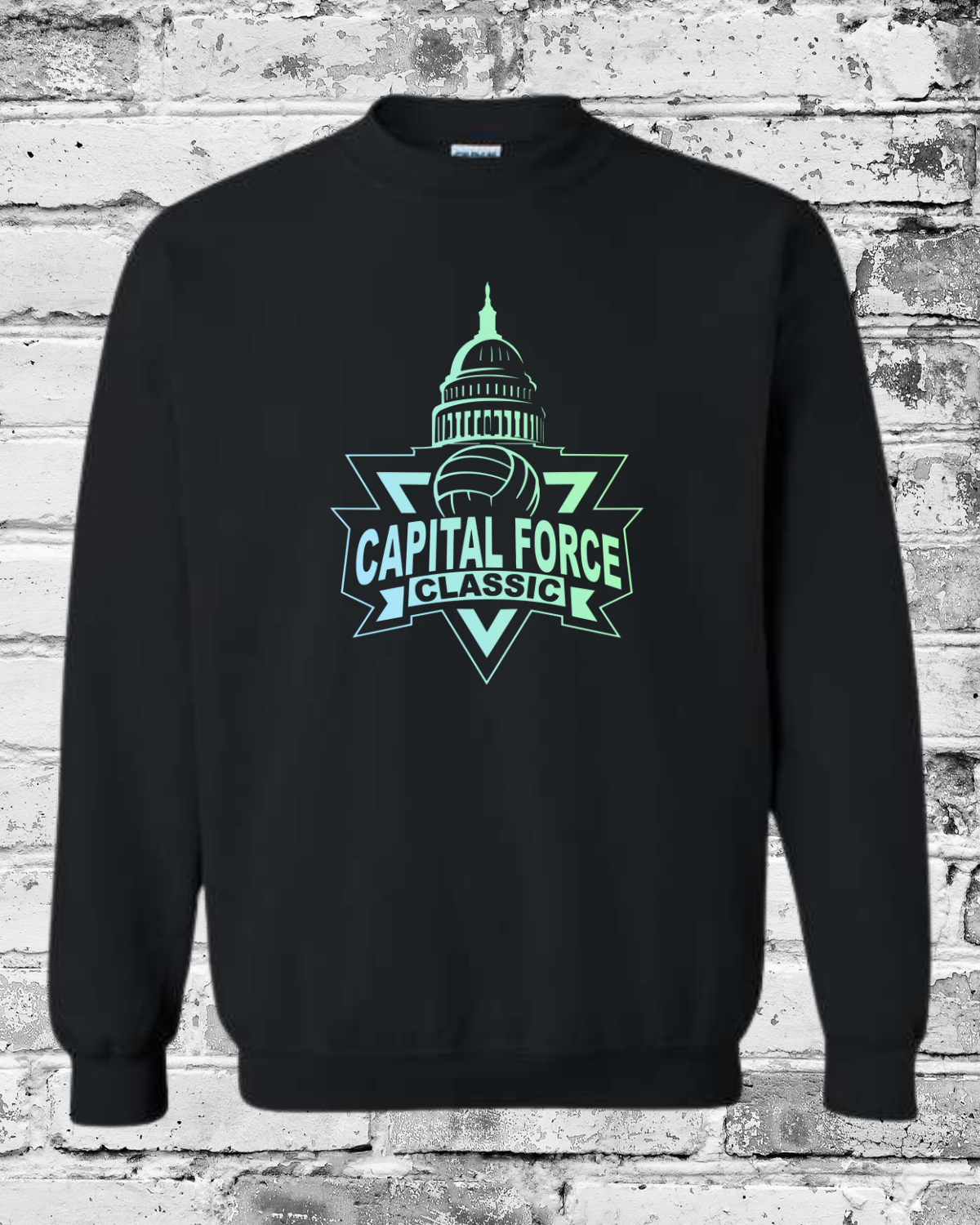 Adult Black Crewneck w/Tournament Logo