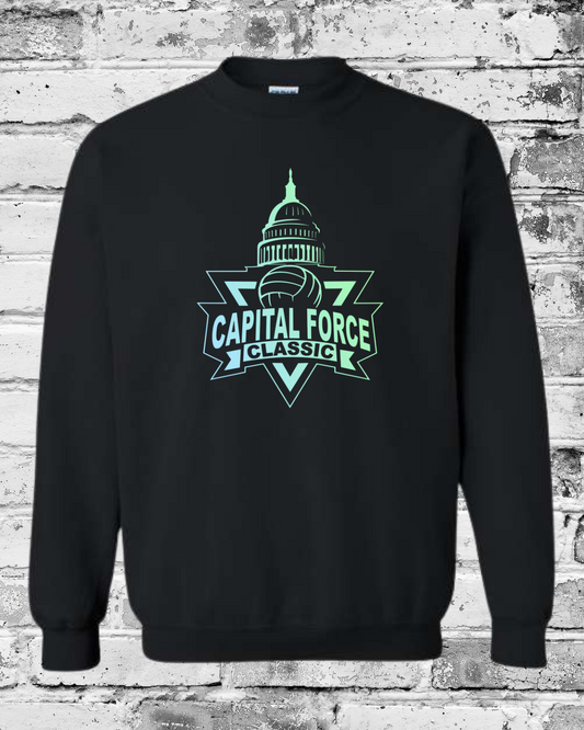 Adult Black Crewneck w/Tournament Logo