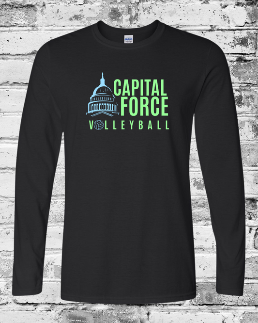 Adult Black Long Sleeve w/Logo