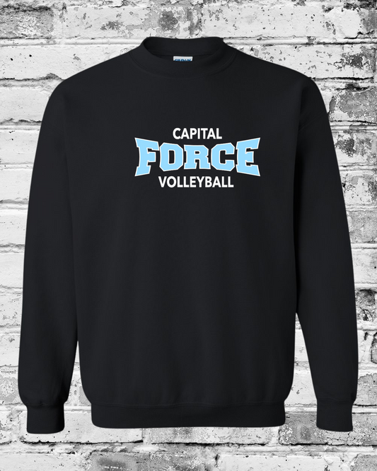 Adult Black Crewneck w/Force
