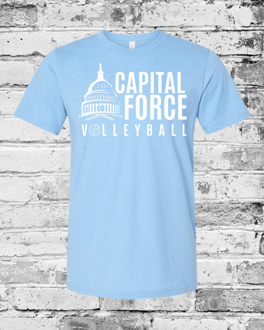 Adult Carolina Blue T-Shirt w/White Logo