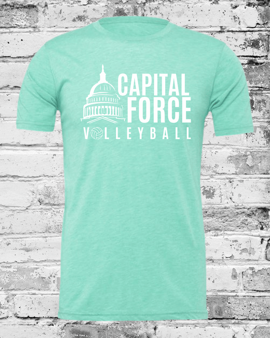 Adult Mint T-Shirt w/White Logo