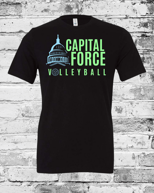 Adult Black T-Shirt w/Logo