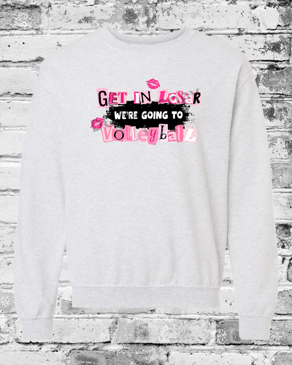 Adult Ash Crewneck w/Get in Loser