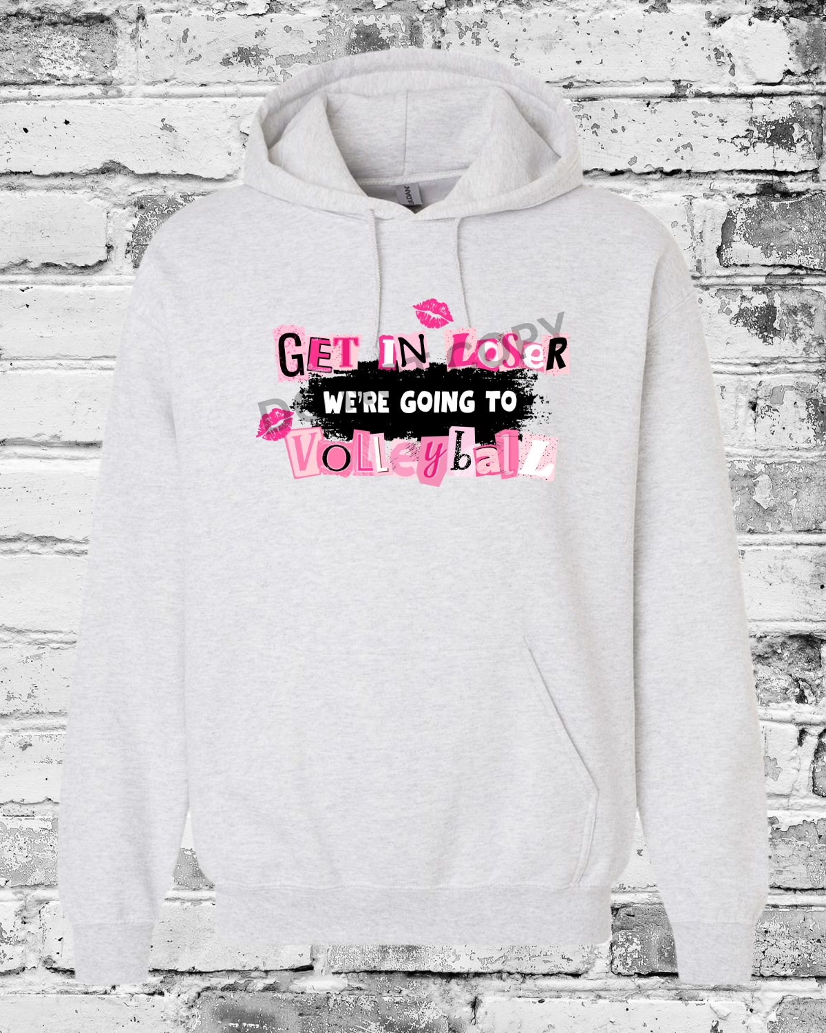 Adult Ash Hoodie w/Get in Loser