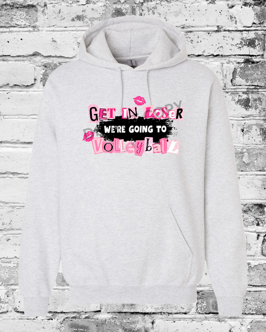 Adult Ash Hoodie w/Get in Loser