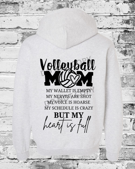 Adult Ash Hoodie w/Heart is Full