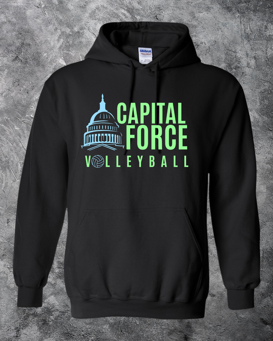 Adult Black Hoodie w/ Logo