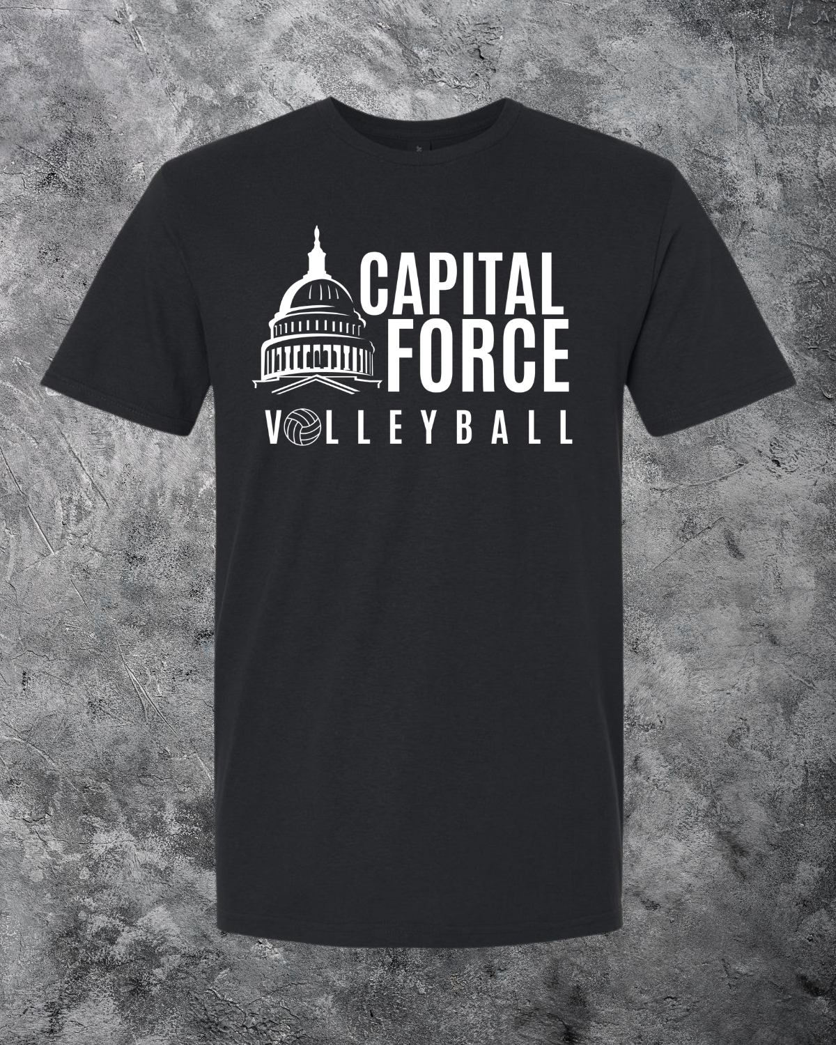 Youth Black T-Shirt w/ White Logo