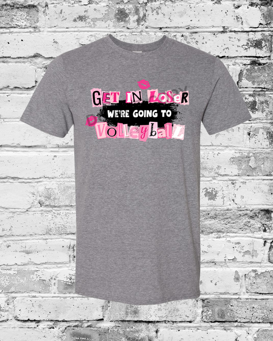 Adult Graphite Heather T-Shirt w/Get in Loser