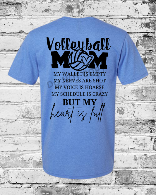 Adult Heather Royal T-Shirt w/Heart is Full