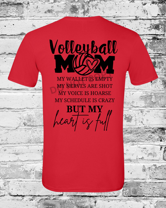 Adult Red T-Shirt w/Heart is Full
