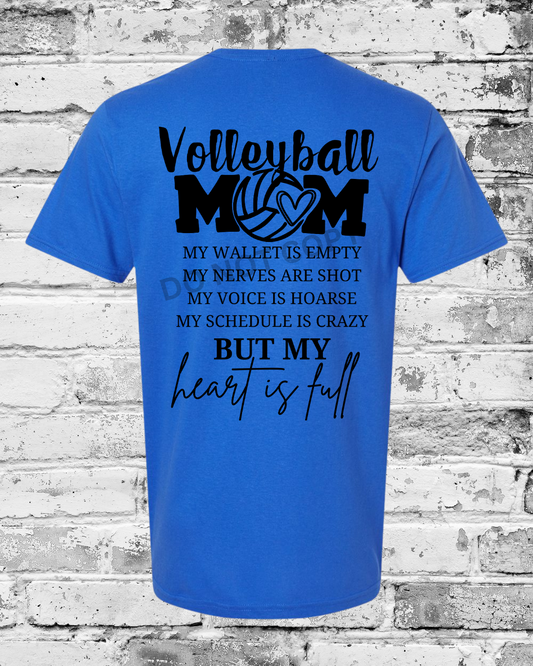 Adult Royal T-Shirt w/Heart is Full