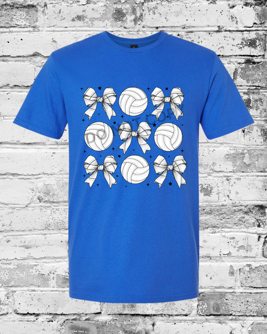 Adult Royal T-Shirt w/Bow
