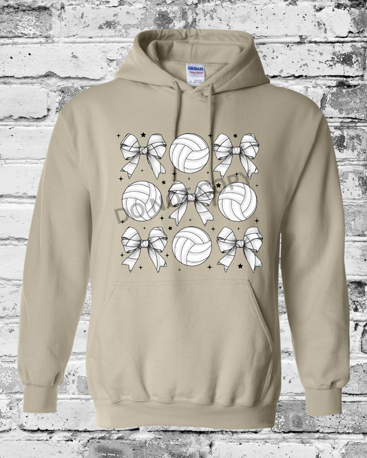 Adult Sand Hoodie w/Bow