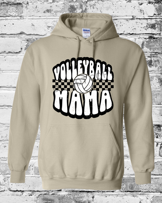 Adult Sand Hoodie w/Retro Volleyball Mama