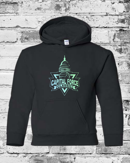 Youth Black Hoodie w/Tournament Logo