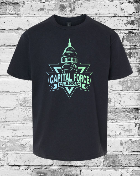 Youth Black T-Shirt w/Tournament Logo