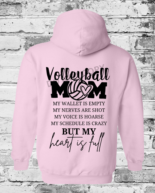 Adult Light Pink Hoodie w/Heart is Full