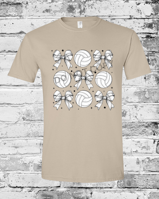 Adult Sand T-Shirt w/Bow